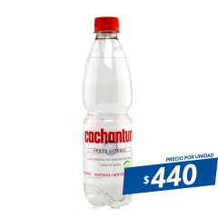 AGUA MINERAL CACHANTUN SIN GAS 12X500 CC. DESECHABLE