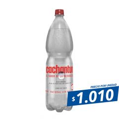 AGUA MINERAL CACHANTUN SIN GAS 6X1600 CC. DESECHABLE