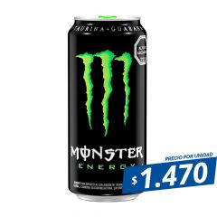 BEBIDA ENERGETICA MONSTER 24X 473cc VERDE