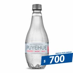 AGUA MINERAL PUYEHUE SIN GAS PET 12X500 CC