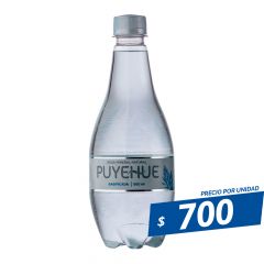 AGUA MINERAL PUYEHUE CON GAS PET 12X500 CC
