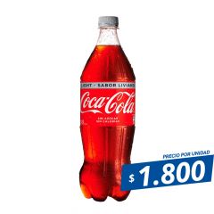 COCA COLA LIGHT DESECHABLE 6X1500 CC.