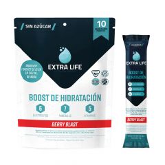 PACK EXTRA LIFE BOOST BERRY BLAST 10X15 GRS