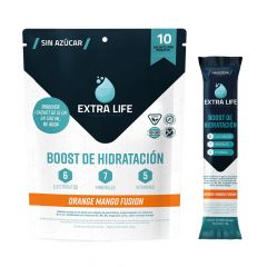 PACK EXTRA LIFE BOOST ORANGE MANGO 10X15 GRS