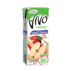 PACK NECTAR VIVO MANZANA TETRA 24X190 CC