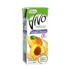 PACK NECTAR VIVO DURAZNO TETRA 24X190 CC