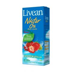 PACK LIVEAN TETRA FRUTILLA 24X200 CC