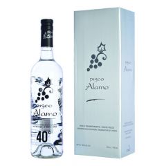 PISCO ALAMO TRANSPARENTE 40G 750 CC