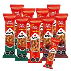 PACK MANI KAZAI 80 G:3 MERKEN+3 CLASIC+3 BBQ+1 CLASICO DE REGALO