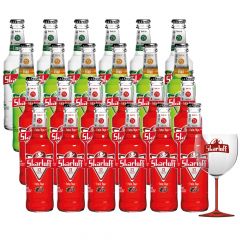 PACK SKARLOFF :12 FRUTOS RJ.+6 KIWI+6 LIMON+COPA