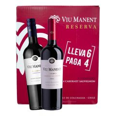 CAJA VIU MANENT CAJA RESERVA 4 CAB.S.2 CARMENERE 750 CC.