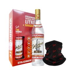 MALETA STOLICHNAYA + BANDANA 1000 cc 40°