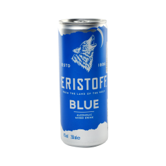 VODKA ERISTOFF BLUE LATA 12X250 CC 4g