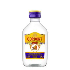 PACK GIN GORDON BOT.PLASTICA 12X50 CC MINIATURA 37.5°