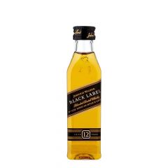 PACK WHISKY JOHNNIE WALKER NEGRO 12X50 CC.MINIATURA