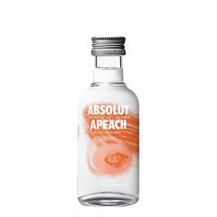 PACK VODKA ABSOLUT APEACH 12X50 CC MINIATURA