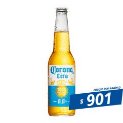 PACK CERVEZA CORONA SIN ALCOHOL BOT.24X330 CC