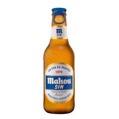 PACK CERVEZA MAHOU SN ALCOHOL BOT.4X6X250 CC 1g