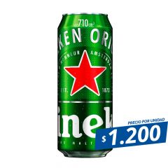 PACK CERVEZA HEINEKEN LATA 24X710 CC 5g