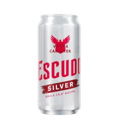 PACK CERVEZA ESCUDO SILVER LATA 24X470 CC 5g