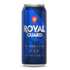 PACK CERVEZA ROYAL GUARD LATA 24X710 CC 5g