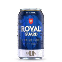 PACK CERVEZA ROYAL GUARD SIN ALCOHOL LATA 24X350 CC