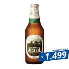 PACK CERVEZA AUSTRAL BOTELLA 24X330 CC 4.6g