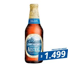 PACK CERVEZA AUSTRAL CALAFATE BOT 24X330 CC 5g