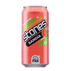 PACK CERVEZA LEMON STONES SANDIA LATA 24X470 CC