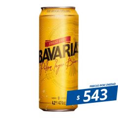 PACK CERVEZA BAVARIA LATA 24X470 CC 4.2g