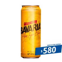 PACK CERVEZA BAVARIA LATA 24X470 CC 4.2g