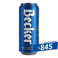 PACK CERVEZA BECKER LATA 12X710 CC 4.5g